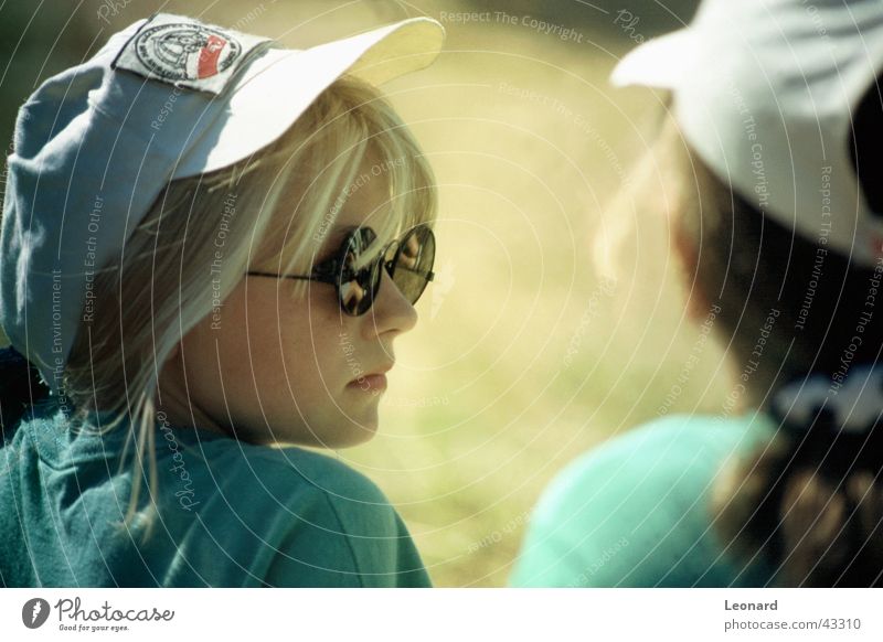 Polish girls Woman Human being Eyeglasses Baseball cap Sun Youth (Young adults) Blonde Face teenage