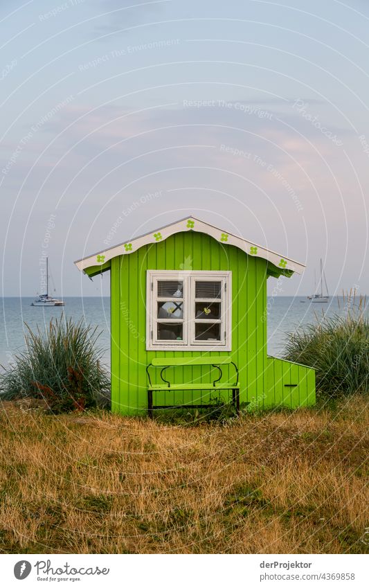 Beach house on the hygge island Ærø in Denmark III Wooden house Scandinavia Loneliness Idyll North travel Sand Europe coast Landscape Deserted Dream house
