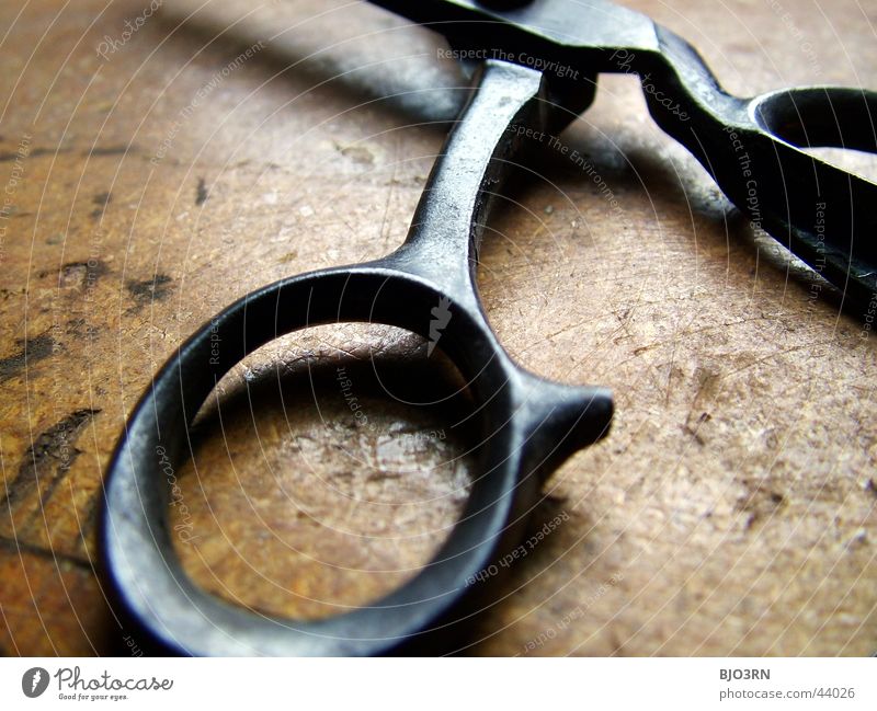 Golden Craft #2 Craft (trade) Household Tool Workshop Door handle Cut Old Scissors Barn Macro (Extreme close-up) Metal Rust