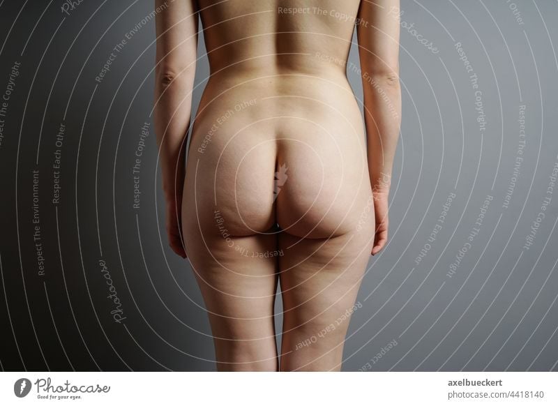 female bottom buttocks Bottom Woman's body Naked feminine Female nude Nude photography Body body part female body behind from behind Feminine Eroticism Skin