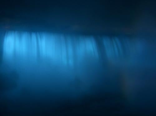 Niagara Falls in BLUE Niagara Falls (USA) Canada Black White crest niagara if Blue Water Waterfall