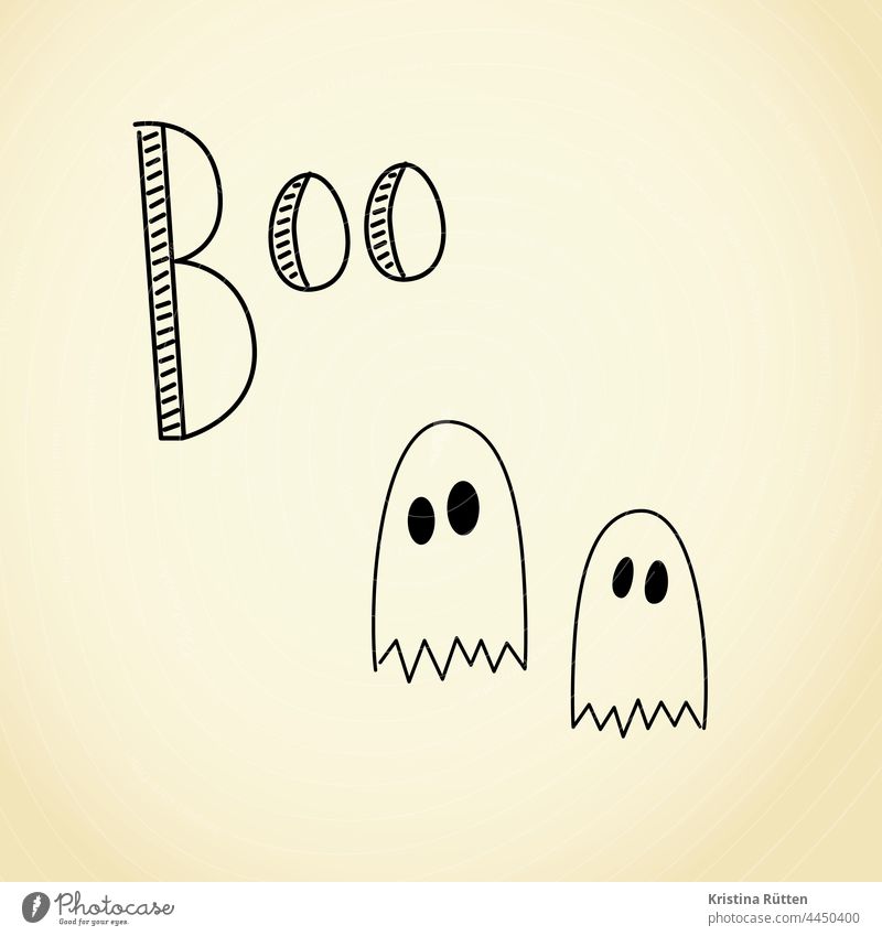 boo - two little ghosts spirit Ghosts spectral Hallowe'en spooky Small Cute Dress up cladding Scare Fright Spook haunted Public Holiday Firm celebration Party