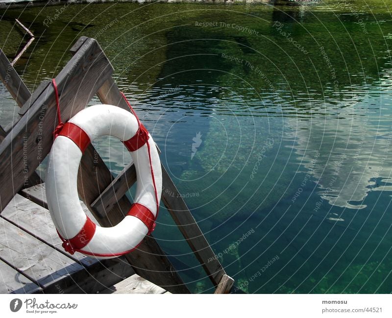 SOS II Lake Pond Vacation & Travel Life belt Footbridge Water Swimming & Bathing Help
