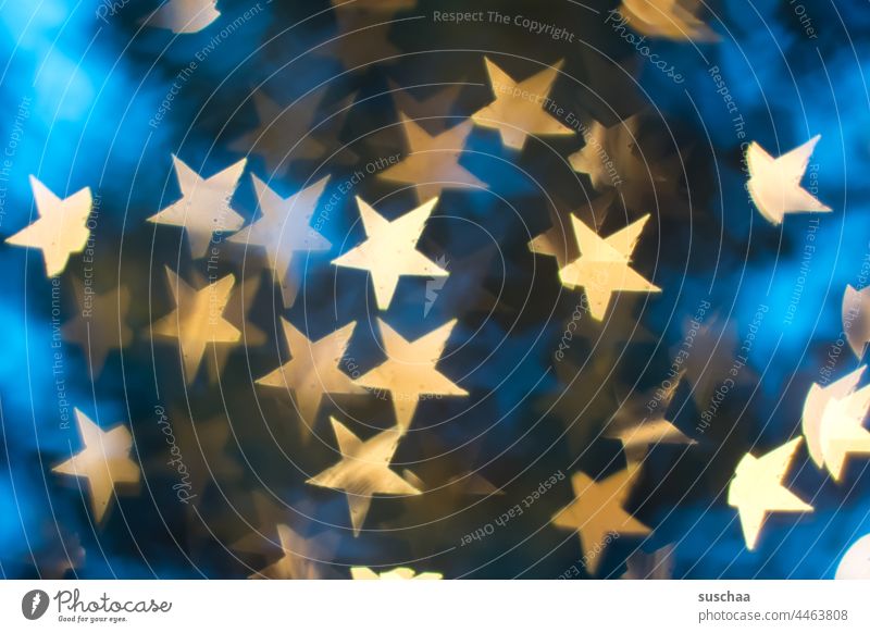 starbokeh Star Bokh luminescent dark background blurriness stars clearer Christmas & Advent Abstract Glittering Feasts & Celebrations Night