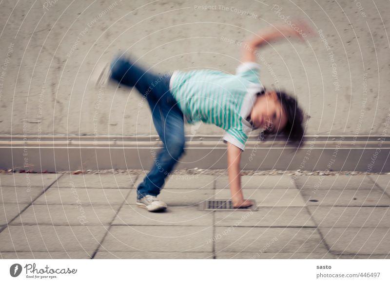 little breakdancer Joy Sports Child Boy (child) Infancy Life 1 Human being 3 - 8 years Dance Movement Athletic Authentic Brash Happiness Town Enthusiasm Passion