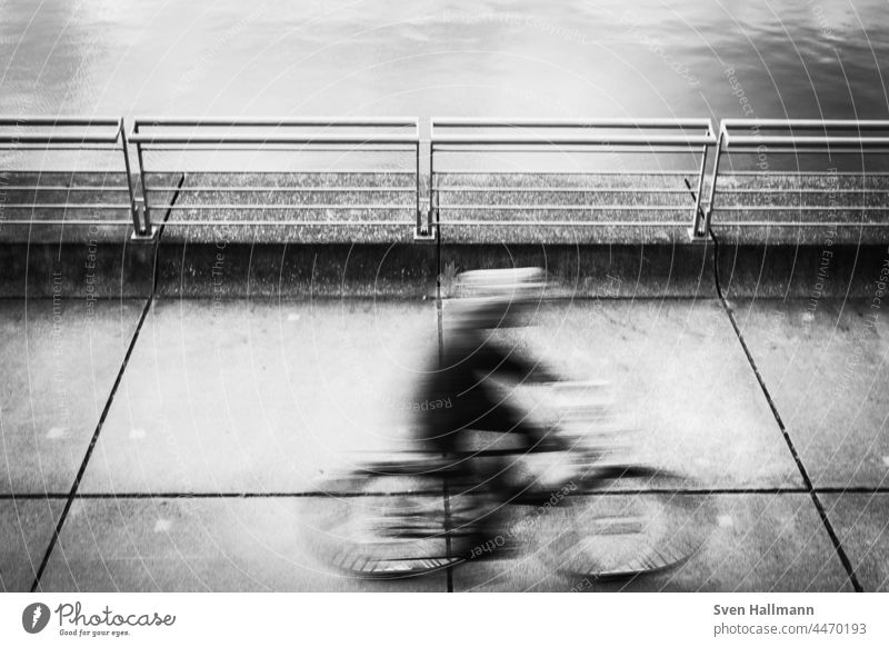 blurred cyclist in motion bike Bicycle minimalism Long exposure Abstract Silhouette lines urban Cycling Bikers defocused tutorial cyclists Transport people