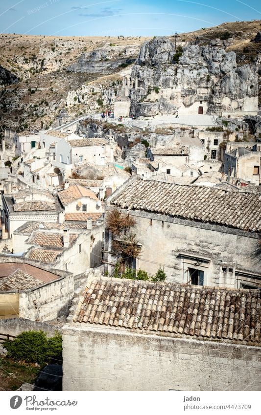 matera Italy Basilicata Historic Building Architecture Sassi Europe Old travel House (Residential Structure) Outdoors sunny Landscape