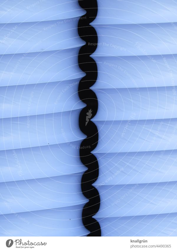 interspace Spacing Art Structures and shapes Plastic Abstract White Black Deserted Colour photo Pattern Close-up Detail Exterior shot Design Stripe Line