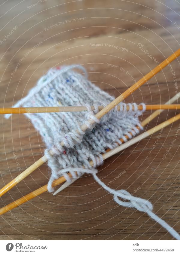 Knit socks needles Wool sock wool yarn thread meshes hobby Pattern series horrid White Wood Bamboo start Material Autumn Employment Self-made Unique specimen