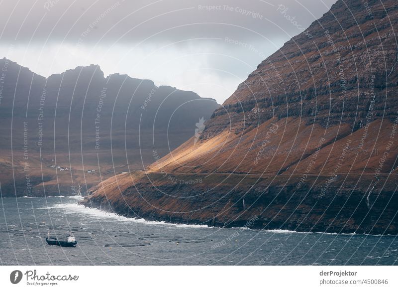 Autumn atmosphere with fishing on the Faroe Islands traditionally Outdoors spectacular rocky naturally harmony Weather Rock Hill Environment Rural highlands