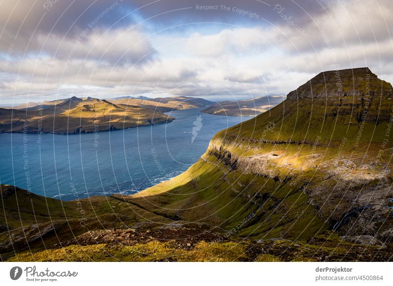 Autumn atmosphere in the sunshine on the Faroe Islands V traditionally Outdoors spectacular rocky naturally harmony Weather Rock Hill Environment Rural