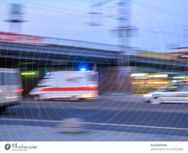 commuter traffic blurriness Berlin Speed Rush hour Driving Light Traffic infrastructure motion blur Movement Street Haste blue hour