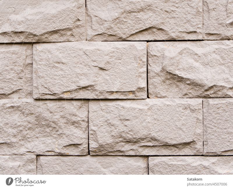 Sand stone bricks on wall architecture block brown sandstone build construction decor detail grain material natural pattern pieces rough shape structure surface