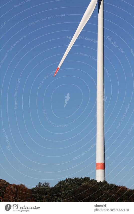 Wind turbine forms a 1 Wind energy plant wind power Pinwheel Energy industry Renewable energy Environmental protection Electricity Ecological Rotor