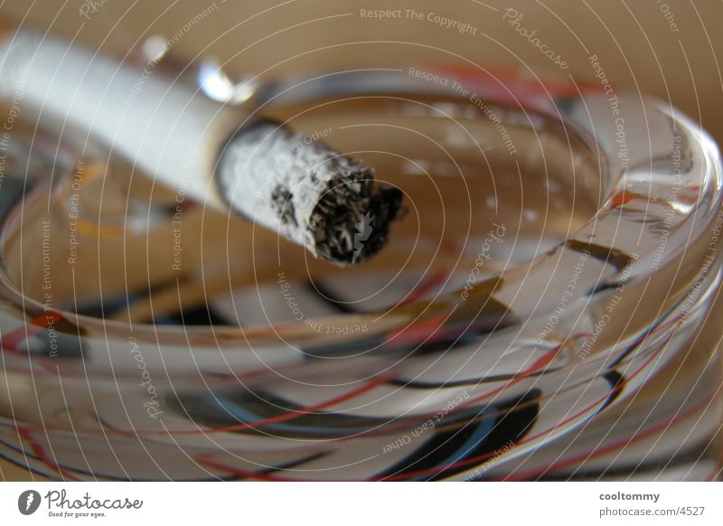 ashtray with cigarette cigarette with ashtray