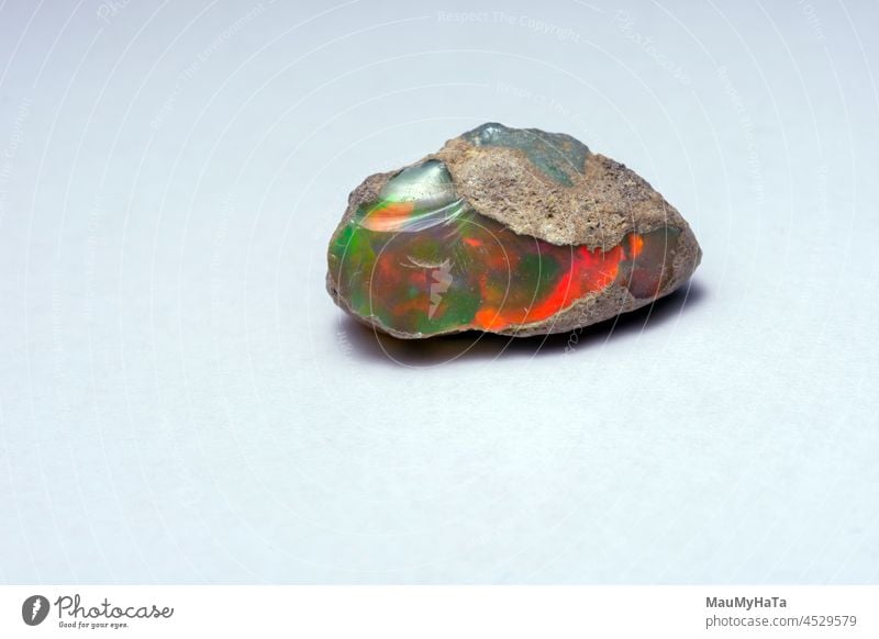 Ethiopian unpolished opal Opal rock Rock formation Nature Colour photo