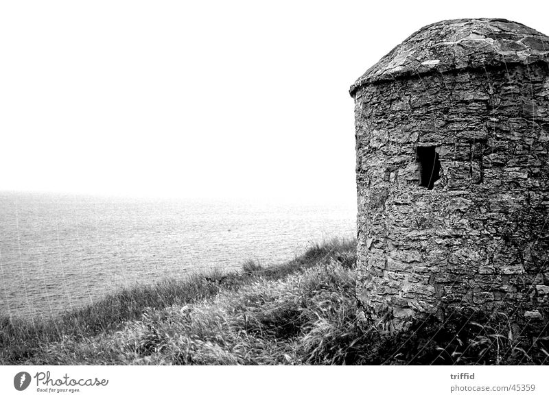 Cap Gris Nez Watchtower Normandie Ocean Fog Cap Griz Nez Watchtower. remoteness