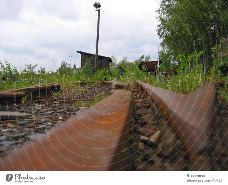 SlateTracks Railroad tracks Mining Grief Decline Transport Sadness Rust GDR Tilt