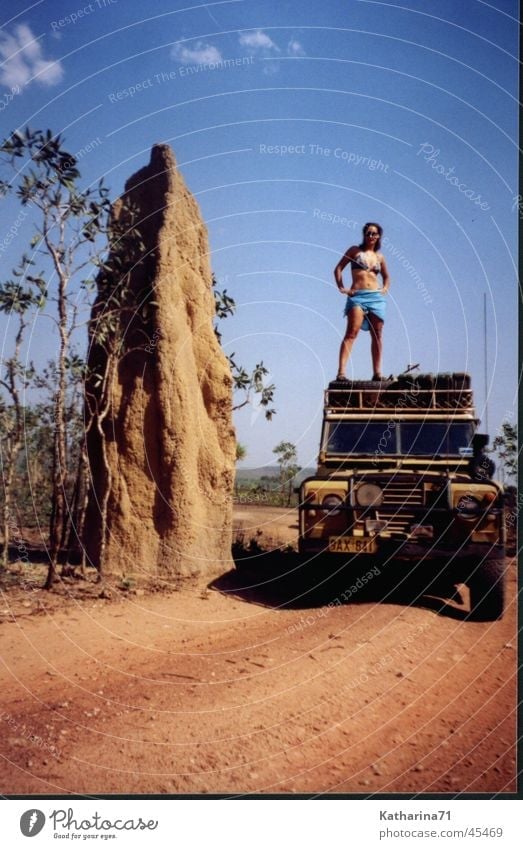 Australia Termites' nest Offroad vehicle Bikini land rover Vacation & Travel travelling