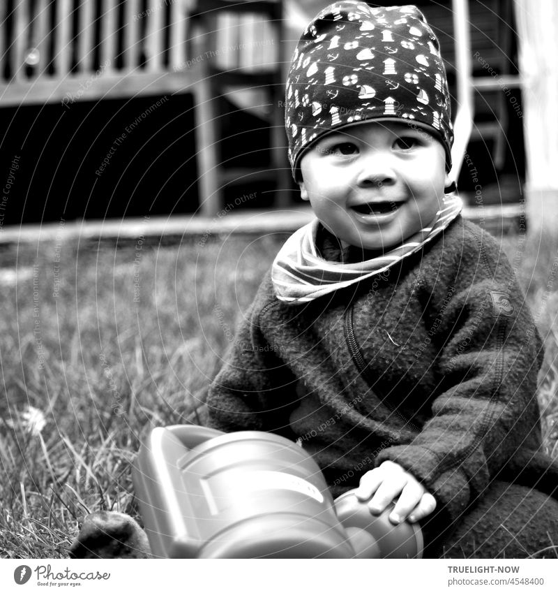 ...And in the children / The whole world is reflected / Knowledge and wisdom.... portrait Toddler Baby Boy (child) cheerful Joy Open Laughter Smiling look