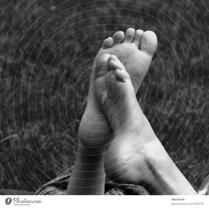 the same couple Barefoot Toes Shoe sole Feet Black & white photo Detail In pairs