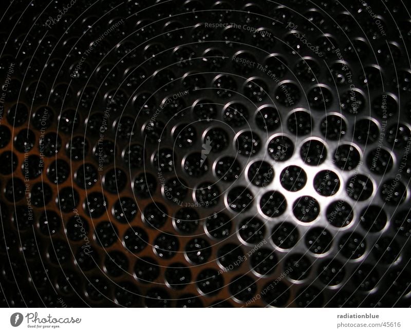 technology in a different way Colour photo Subdued colour Close-up Pattern Structures and shapes Long shot Technology Loudspeaker Metal Plastic Utilize Esthetic