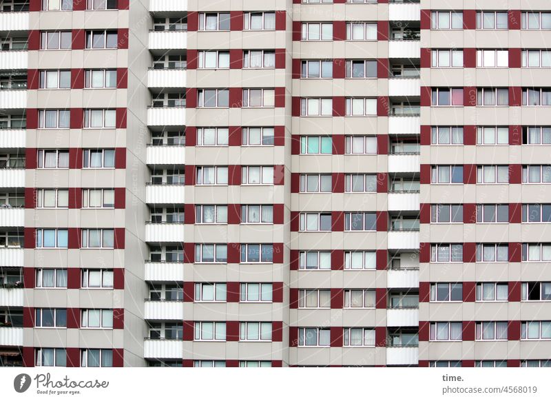 land of milk and honey | for landlords High-rise Facade Window Balcony block of flats Architecture Many in common Rented apartments unparalleled dwell