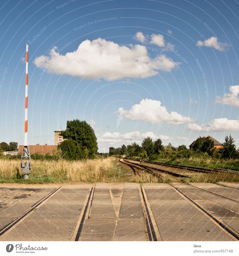 boundless l unrestricted Sky Beautiful weather Clouds Railroad Control barrier Infinity