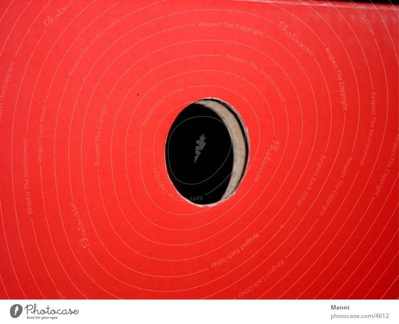 hole Red Photographic technology Hollow