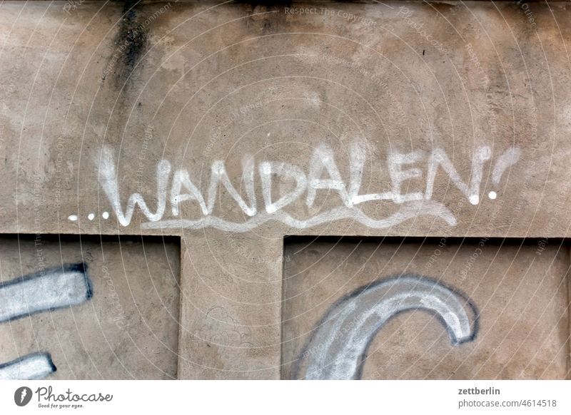 ... Vandals! Remark embassy Colour sprayed graffiti Grafitto Message Slogan tagg Tagging (graffiti) writing Word Term WALLS vandal Vandalism Damage to property