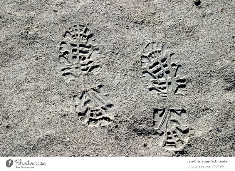 Man on the moon Dust Footprint Beach Vacation & Travel Moon Sand Feet
