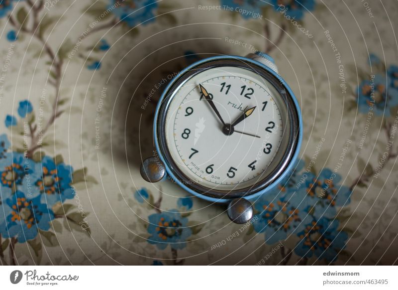 Nostalgia in love. Vintage. Interior design Bedroom Attic Clock Alarm clock Metal Digits and numbers Utilize Listening Study Looking Old Elegant Kitsch Small