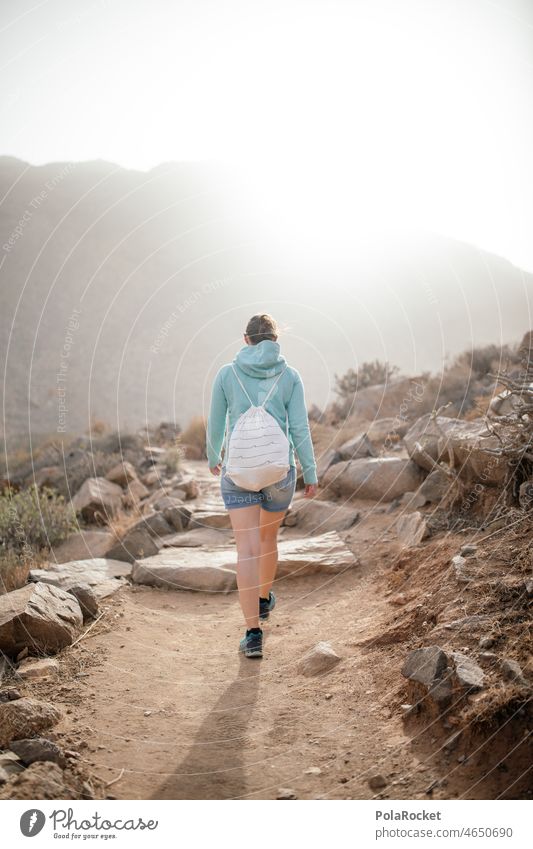 #A0# Adventure Canary Islands VIII trendsetting future outlook Forward-looking Future Girl power Woman hikers Hiking Class outing Hiking trip wanderlust