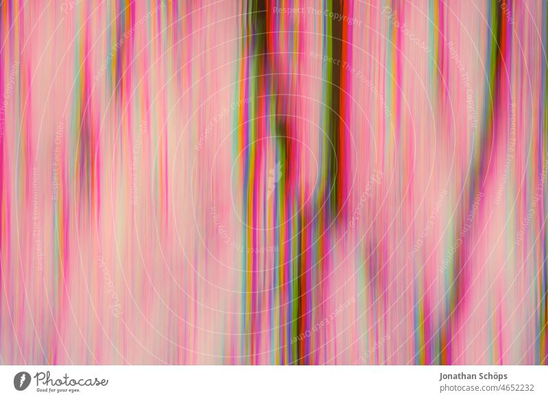 Forest sunset experiment glitch and motion blur glitch art Glitch effect experimental Landscape Abstract Art luminescent variegated trees Edge of the forest