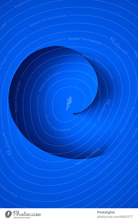 Curved line on blue background Copy Space right Copy Space left Graph Light Sign Geometry Line Design Background picture Illustration Interior shot Graphic