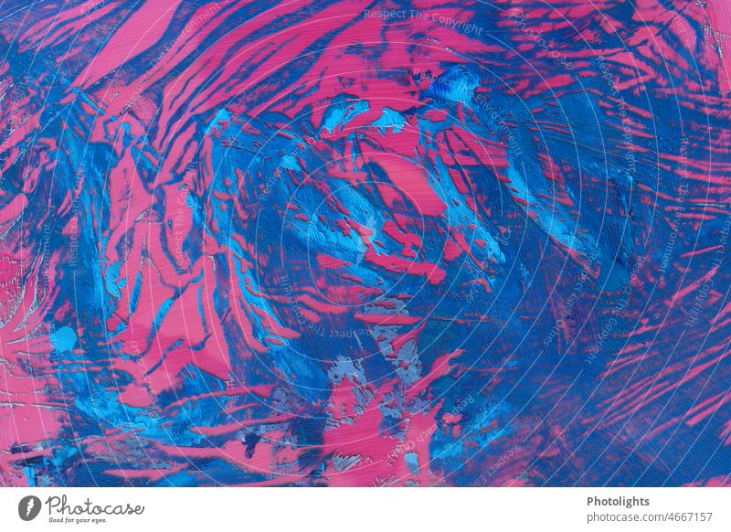 Abstract blue and pink color grain Blue Red Baby Colors Acrylic paint Multicoloured Art Colour Creativity Colour photo Painting (action, artwork) Pattern Pink