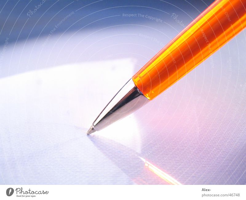 ballpoint Ballpoint pen Pen Material Facial expression Leaf Signature Write Painting (action, work) Orange Business