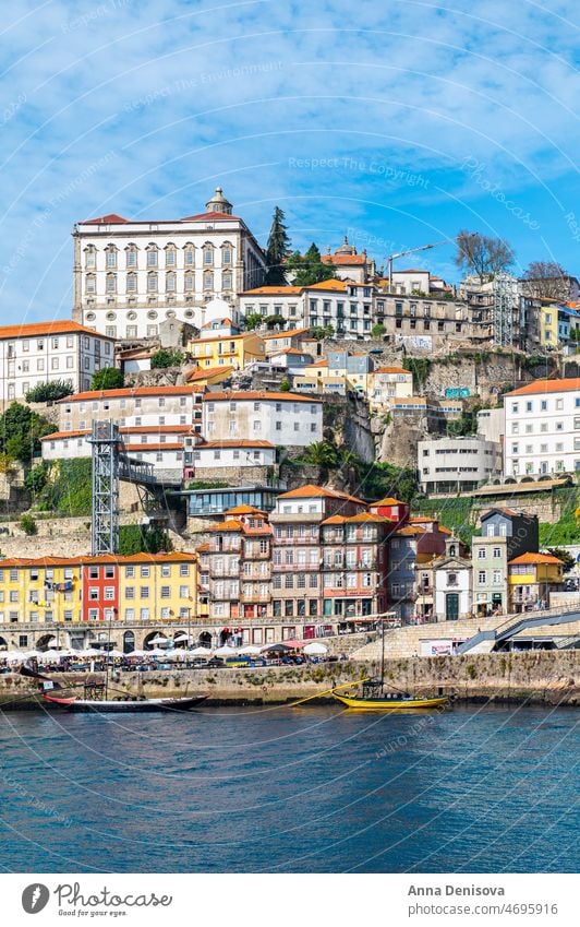 Porto city centre in autumn porto portugal city of porto europe architecture historic urban landmark portuguese historical tourism attraction downtown landscape