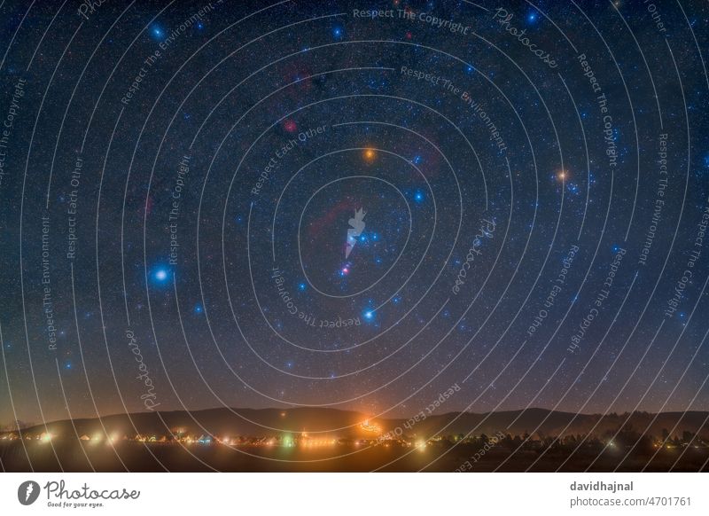 Orion Constellation wachenheim germany europe night sky milky way nebula stars galaxy bright orion sword cloud constellation orion nebula emission nebula