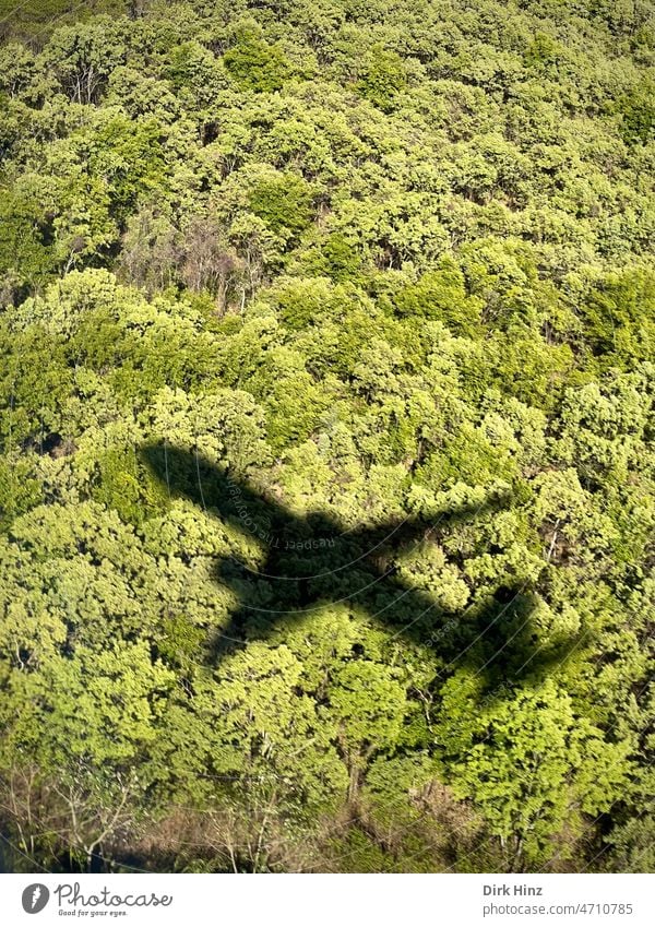 Shadow of an airplane during landing approach Airplane Aviation Airplane landing Flying Passenger plane Vacation & Travel Tourism Exterior shot Airplane takeoff