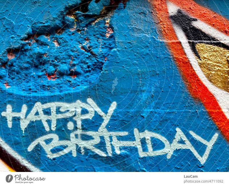 Happy Birthday congratulations celebrations Congratulations Birthday wish Feasts & Celebrations Eherentag Multicoloured Party Tire age Invitation congratulate