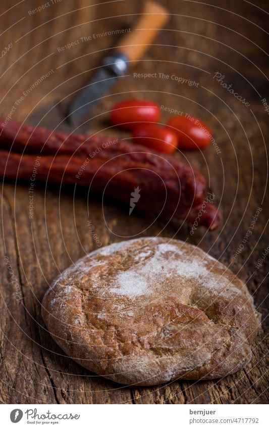 Bread from South Tyrol on wood Vinschgau Eating Tyroleans snack spices Effect Blue Yeast Vinschgerln Kitchen Old coarse-pored Nostalgia Tilth Ancient Oak tree