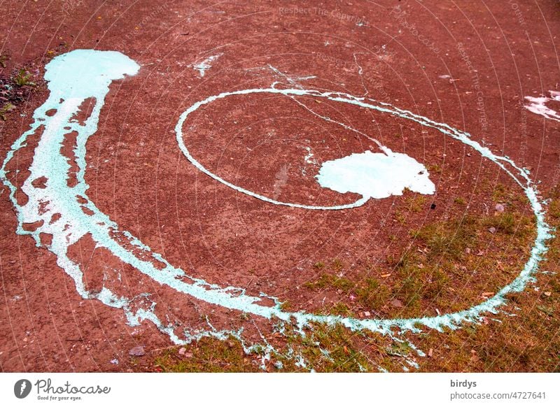 Spilled white paint on red ground in spiral shape white color colour eclectics Adversity red bottom Spilled out Art Color gradient Structures and shapes