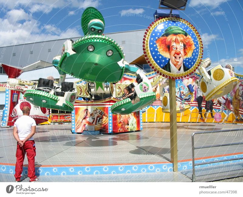 roundabout Fairs & Carnivals Summer Leisure and hobbies Joy Colour Clown carousel roller coaster colours fun