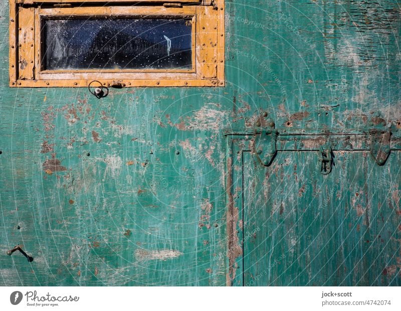 Color contest / bleak color green and brown together but not united Window Brown Green Old Weathered Wood Wall (building) Whitewashed Surface structure Russian