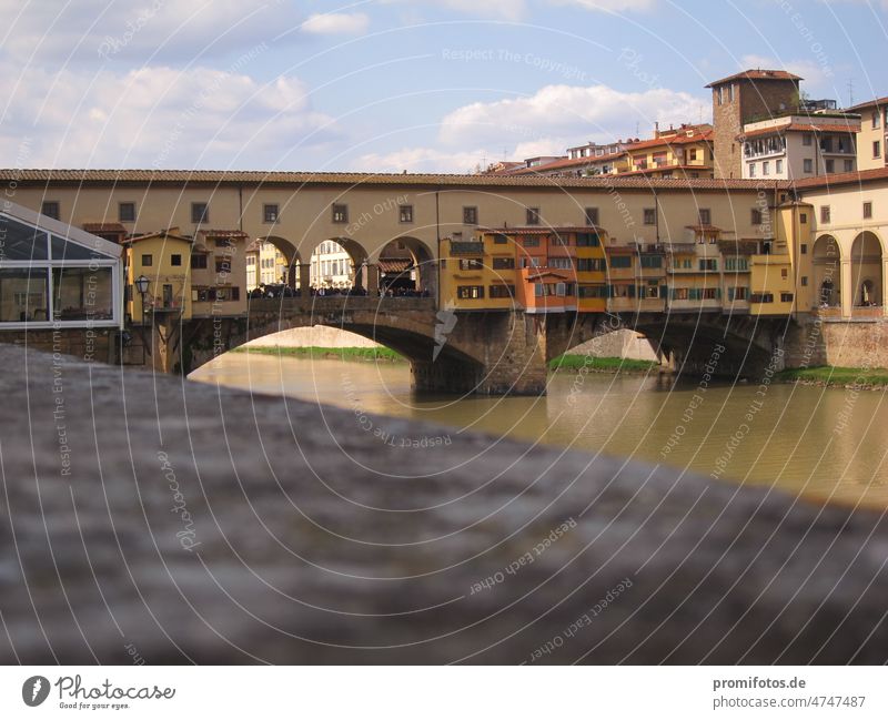 The Ponte Vecchio is the oldest bridge over the Arno River in the Italian city of Florence. The structure is considered one of the oldest segmental arch bridges in the world. Photo: Alexander Hauk