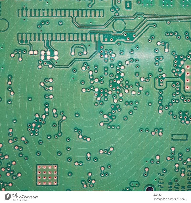 Green technology Circuit board Electronics Technology Hardware Electrical equipment Computer Close-up Motherboard Information Technology Microchip