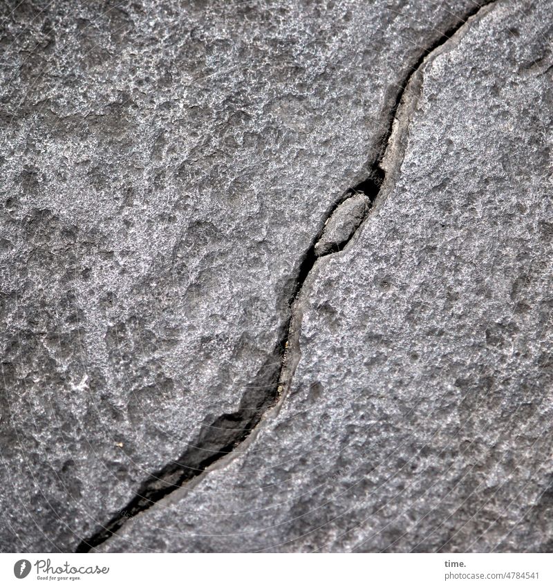 Nature's whim Stone Rock Crack & Rip & Tear Surface Protection Safety Individual Wavy line Seam Pattern structure Material Abstract Detail Old Gray fissure