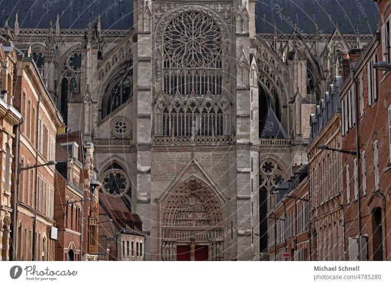Cathedral Notre Dame d'Amiens (France) Church Architecture Religion and faith Tourist Attraction Manmade structures Landmark Building Historic Large mightily