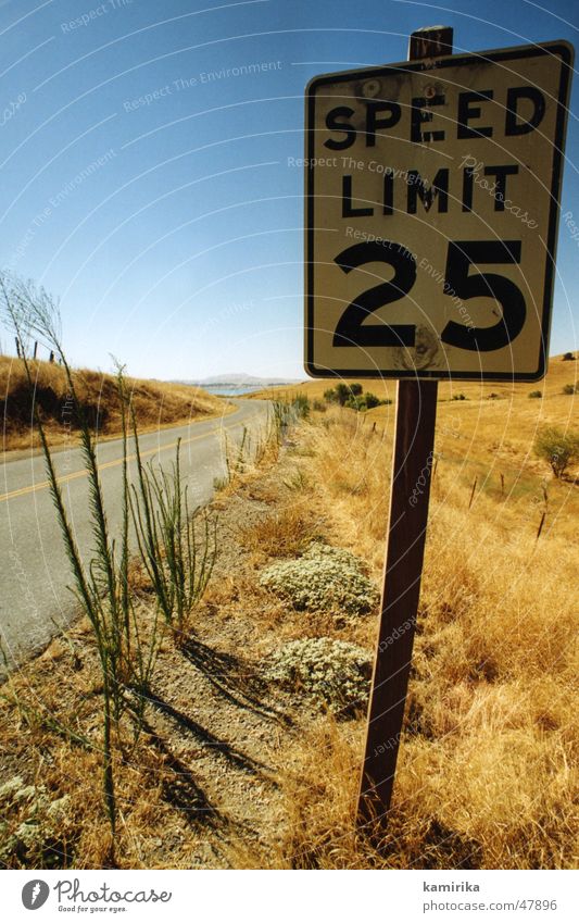speedlimit25 Speed California Grass Yellow Los Angeles Dry Desert Sand Street Lanes & trails way Sun Blue car racing